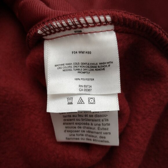 Columbia Sportswear Co. Men's Size Medium Red Full Zip Straight Fit Fleece Vest - Picture 4 of 12